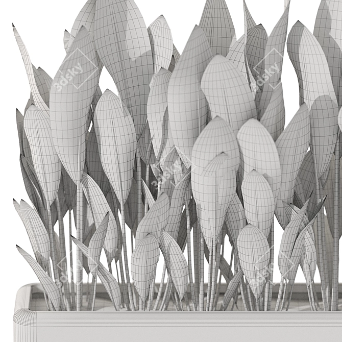 Green Oasis Plants Collection 1082 3D model image 5