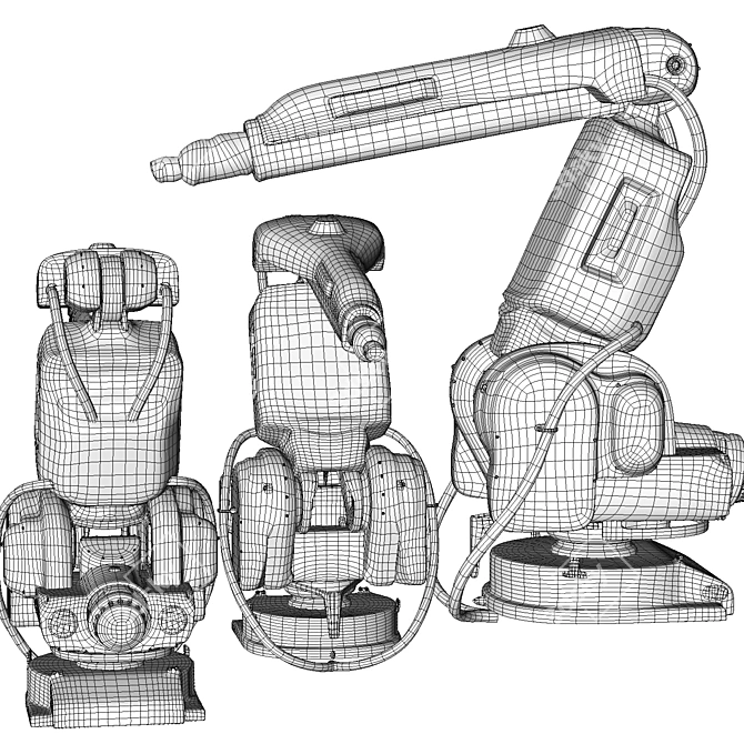 Rozum Pulse-8 Robot Manipulator 3D model image 2