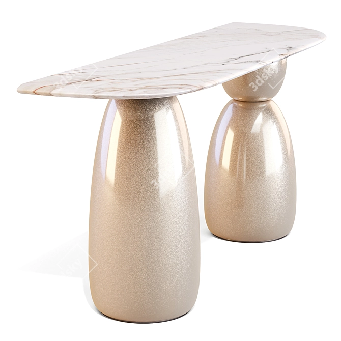 Gem Tower Console Table 3D model image 2