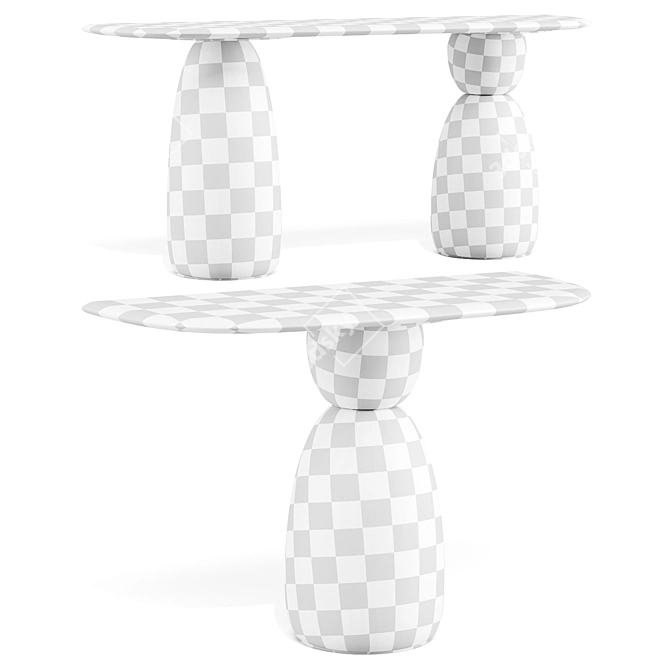 Gem Tower Console Table 3D model image 6