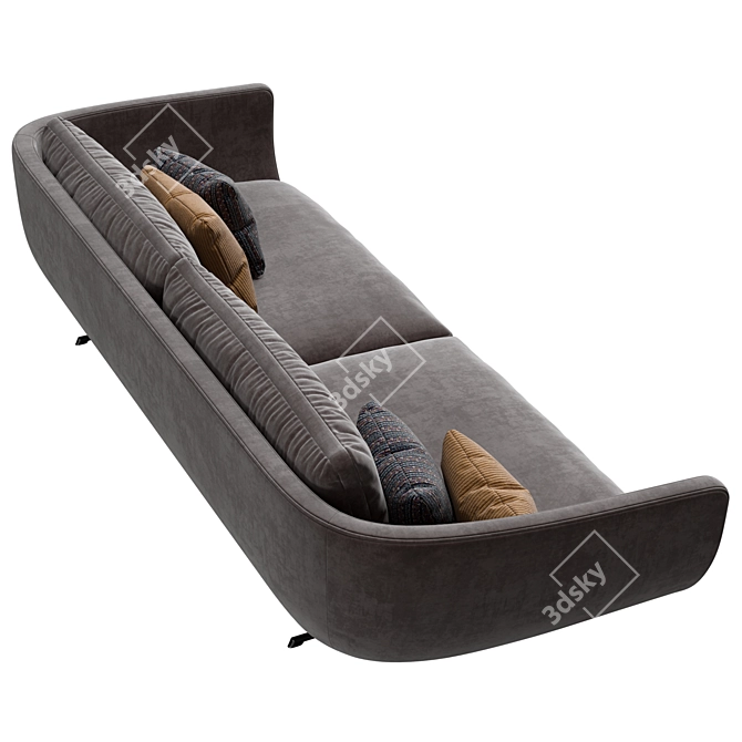 Bold Statement Montreal Sofa 3D model image 3