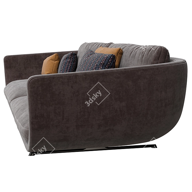 Bold Statement Montreal Sofa 3D model image 4
