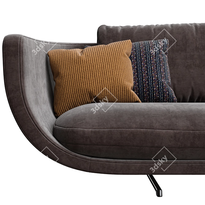 Bold Statement Montreal Sofa 3D model image 5