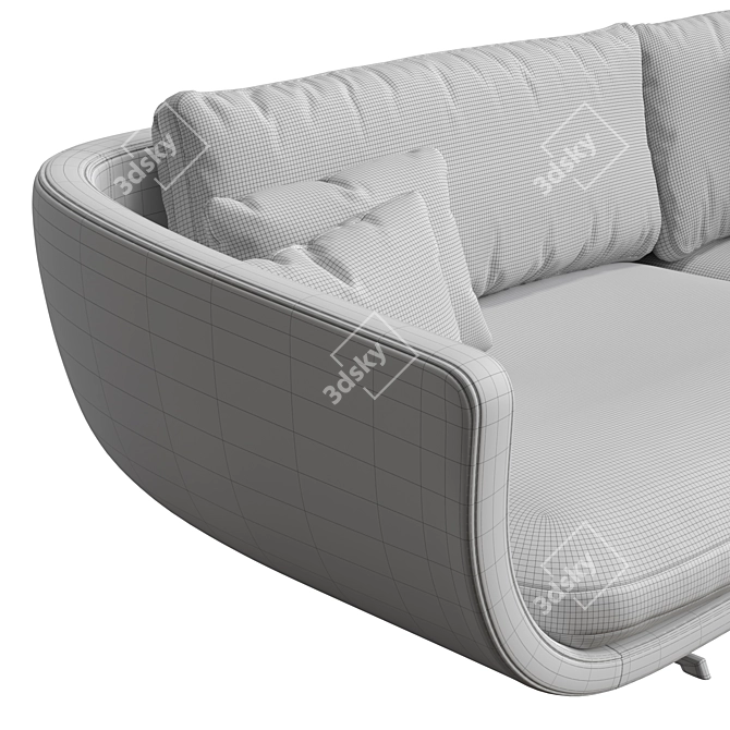 Bold Statement Montreal Sofa 3D model image 6