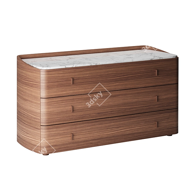 Luo Sideboard - Elegant Storage Solution 3D model image 1