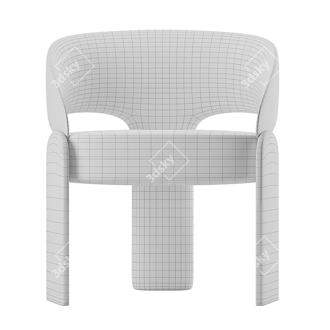 Boucle Corona Chair 2020 Model 3D model image 4