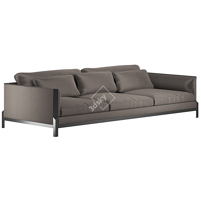 Italian Modern Sofa Set 3D model image 2