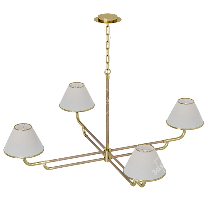 Rigby Grande Chandelier by Visual Comfort 3D model image 2