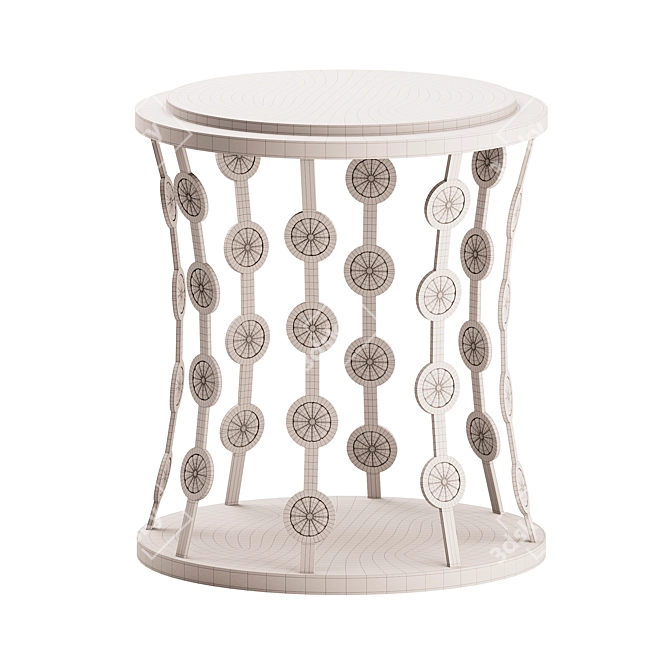 Elegant Side Table Design 3D model image 2