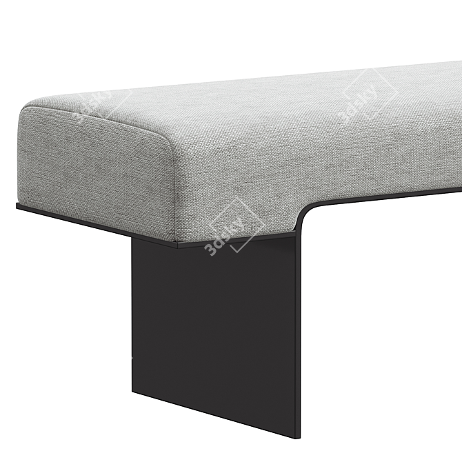 Anees KONYA Bench: Sleek Elegance 3D model image 2