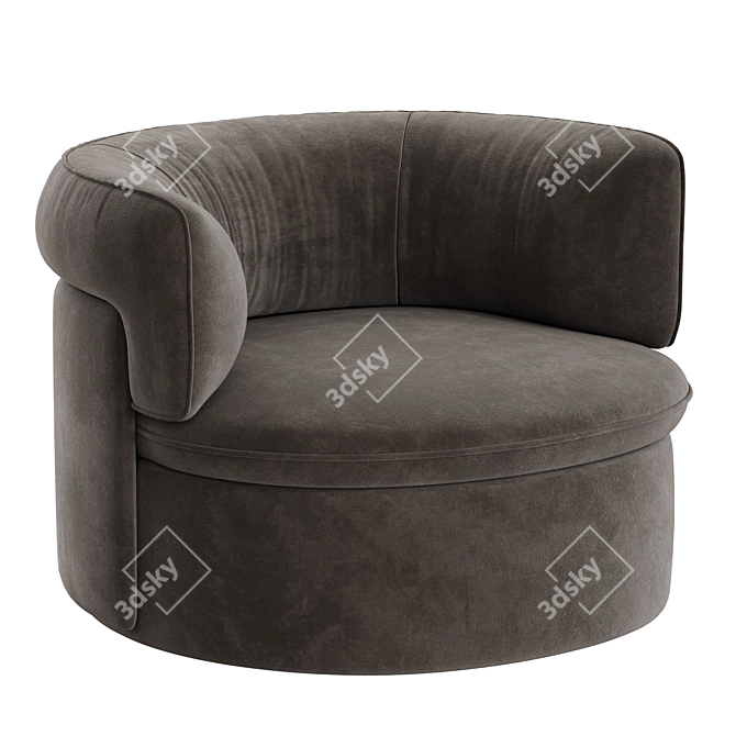 OKO Designer Armchair Designcrafted by LucidiPevere 3D model image 1