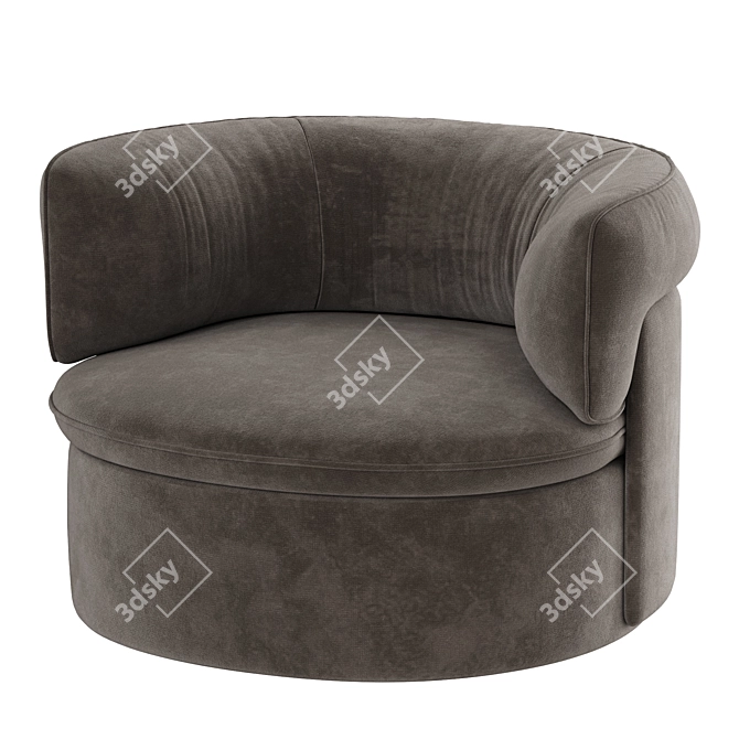 OKO Designer Armchair Designcrafted by LucidiPevere 3D model image 3