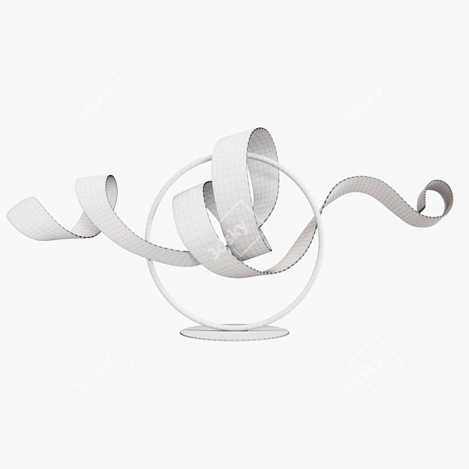 Modern Sculpture Art Piece 3D model image 5