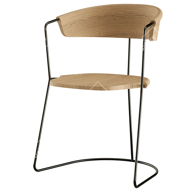Mattiazzi UNCINO C Chair by Bouroullec 3D model image 10