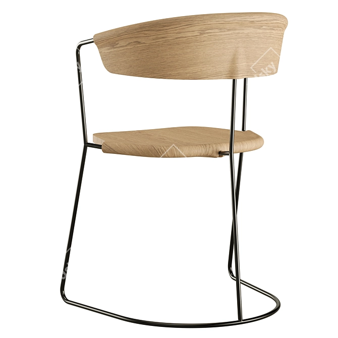 Mattiazzi UNCINO C Chair by Bouroullec 3D model image 13