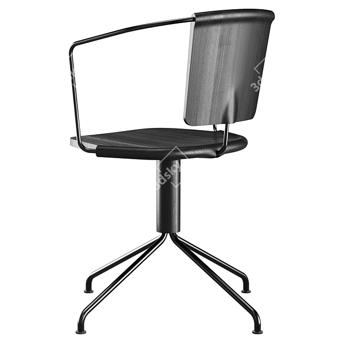 UNCINO B Chair by Mattiazzi 3D model image 5