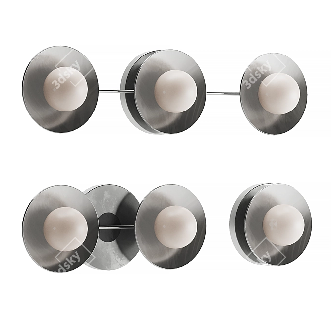 Julien Light Bath Bracket Set 3D model image 2