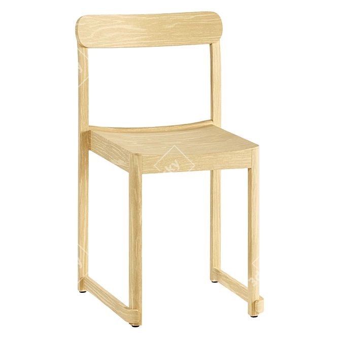 Artek TAF Studio Atelier Chair 3D model image 4