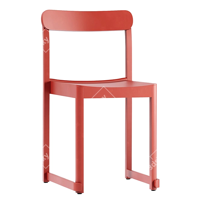 Artek TAF Studio Atelier Chair 3D model image 6