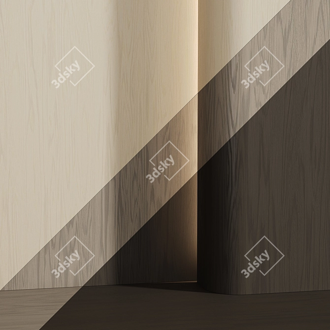 Premium Wood Veneer Material Set 3D model image 2