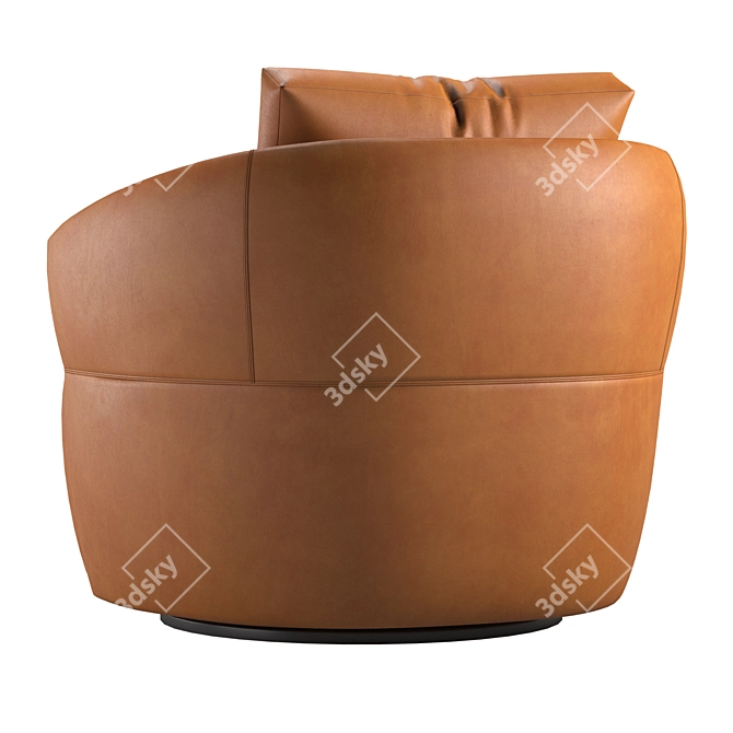 Elegant Alice Armchair Design 3D model image 4