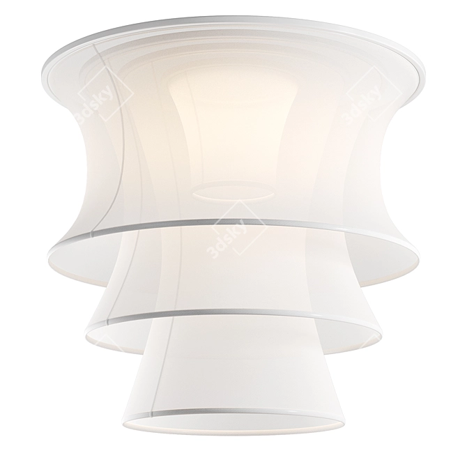 Euler Ceiling Light with Turbosmooth 3D model image 1