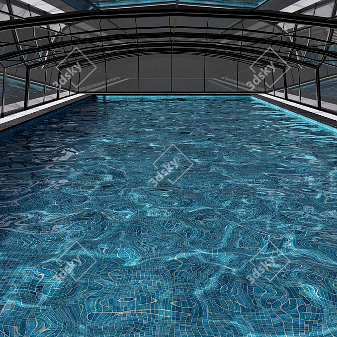 Caustic-Enabled Pool No108 Kit 3D model image 4