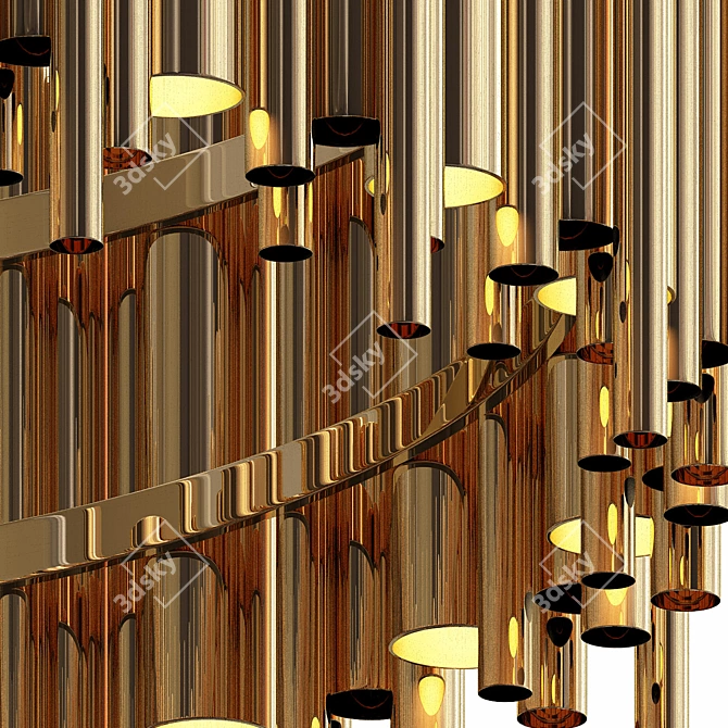 Brubeck Delightfull 100 Chandelier 3D model image 2