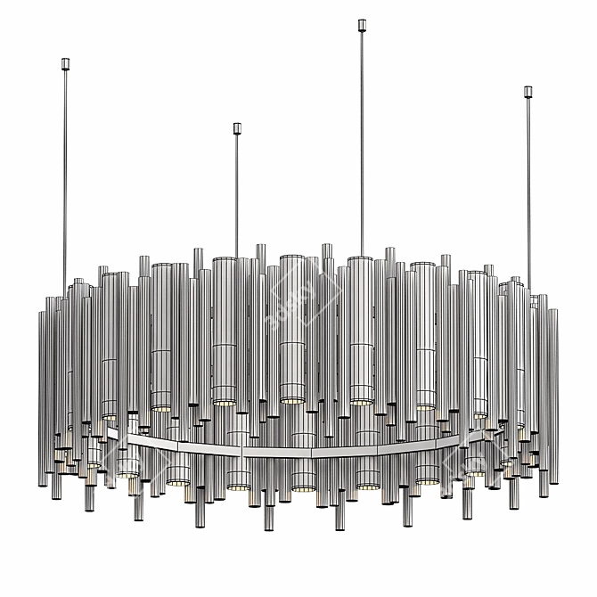 Brubeck Delightfull 100 Chandelier 3D model image 3