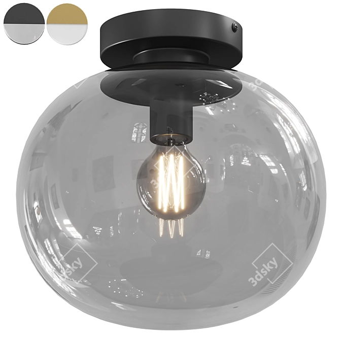 Elegant Nordlux Alton Ceiling Light 3D model image 1