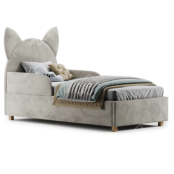 Sleek Meri Bed Frame 2017 3D model image 2