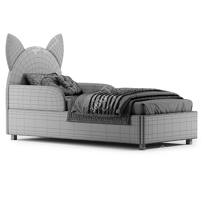 Sleek Meri Bed Frame 2017 3D model image 6