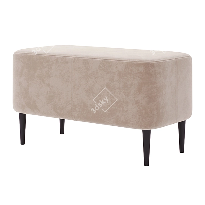 Musa 800 Ottoman Stool 3D model image 4