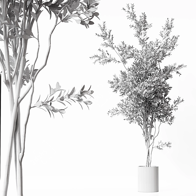 22-Inch Indoor Plant 3D Model 3D model image 6