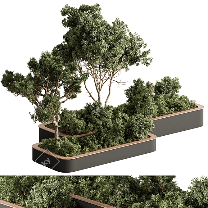 Outdoor Plant Box - Set of 600 3D model image 4