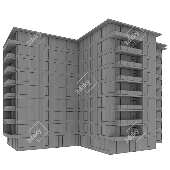 Versatile Building Model Kit 3D model image 7