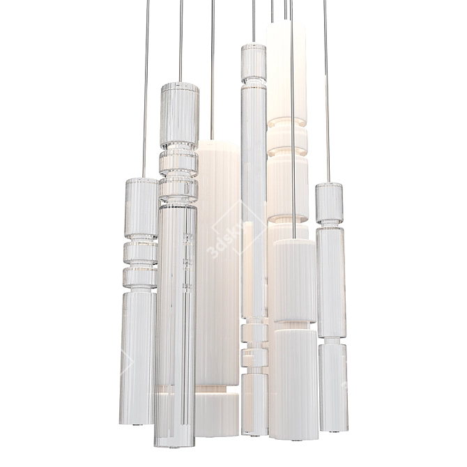 Urban Cityscape 3D Model Kit 3D model image 2