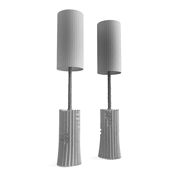 Modern Vincent Corbiere Floor Lamp 3D model image 6
