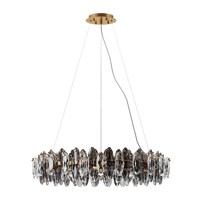 Elegant Divinare Ophelia Pendant Light 3D model image 3