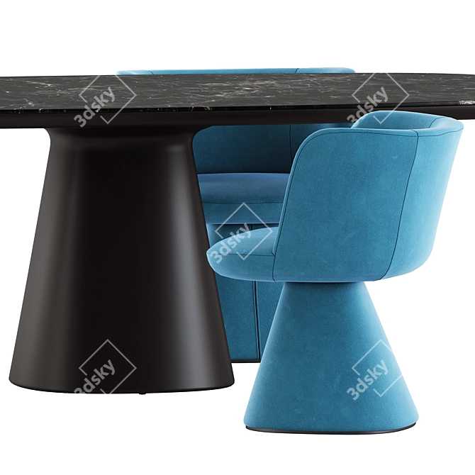 Modern Chic Furnishings by Bebitalia 3D model image 3