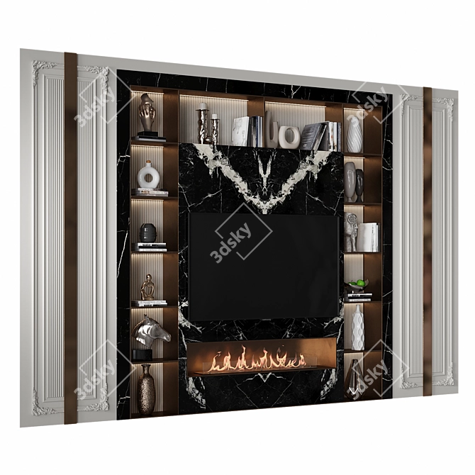 Modern TV Wall Mount 54 3D model image 3