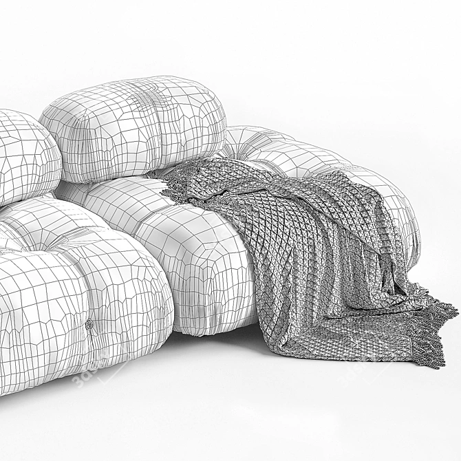 Modular Design Camaleonda Sofa Set 3D model image 7
