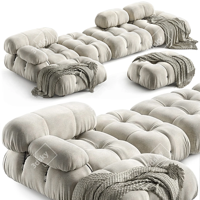 Modular Design Camaleonda Sofa Set 3D model image 10