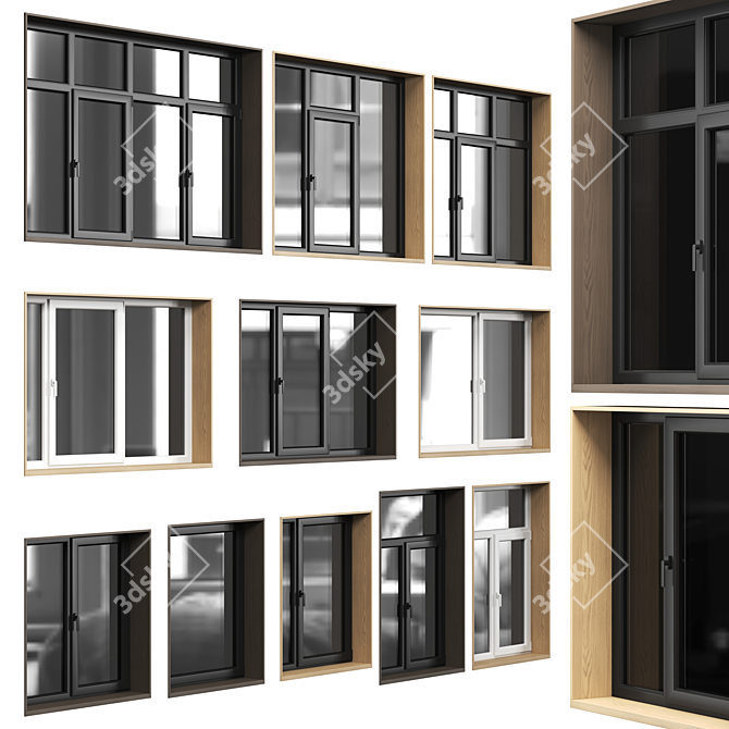 Advanced Window Slope Frame Kit 3D model image 2