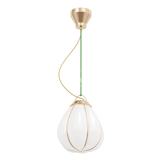 Sleek Scandinavian Örsjö Pendant 3D model image 2
