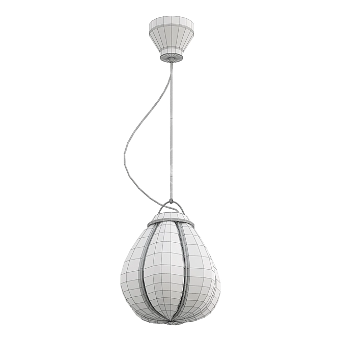 Sleek Scandinavian Örsjö Pendant 3D model image 3