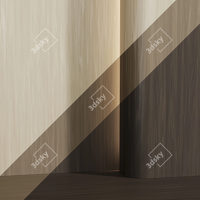 Wood Veneer Material Bundle 3D model image 2