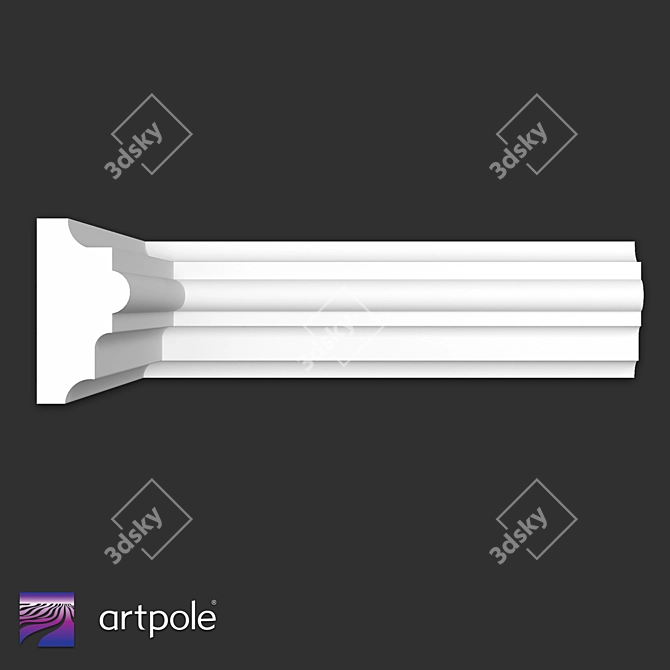 Gypsum Mold SMG397 3D model image 1