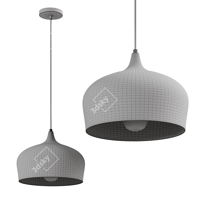 Margo Metal Pendant Light 3D model image 2