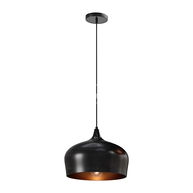 Margo Metal Pendant Light 3D model image 3